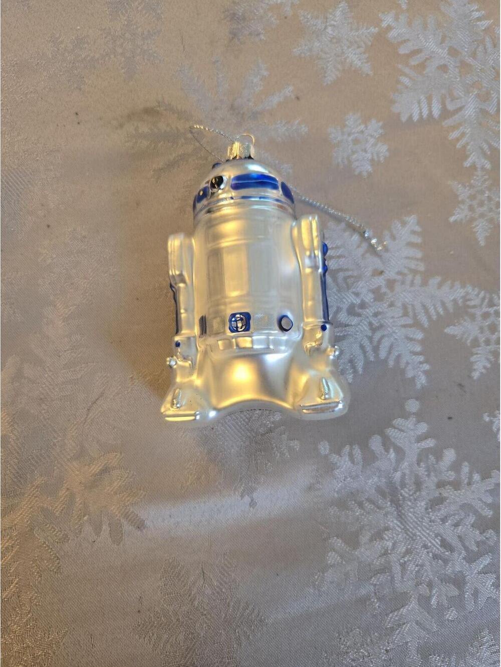 Star Wars R2-D2 Blown Glass Christmas Ornament 2012 LFL
